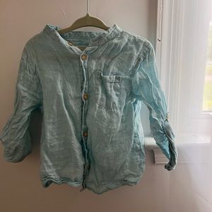Zara size 3/4 linen shirt